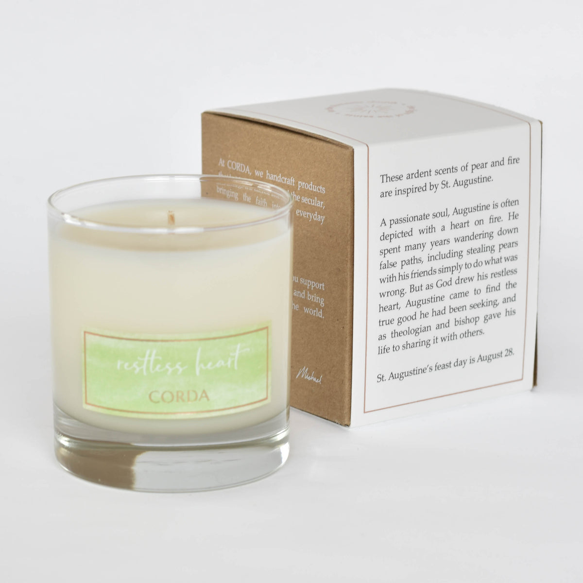 Restless Heart, inspired by St. Augustine of Hippo CORDA Catholic